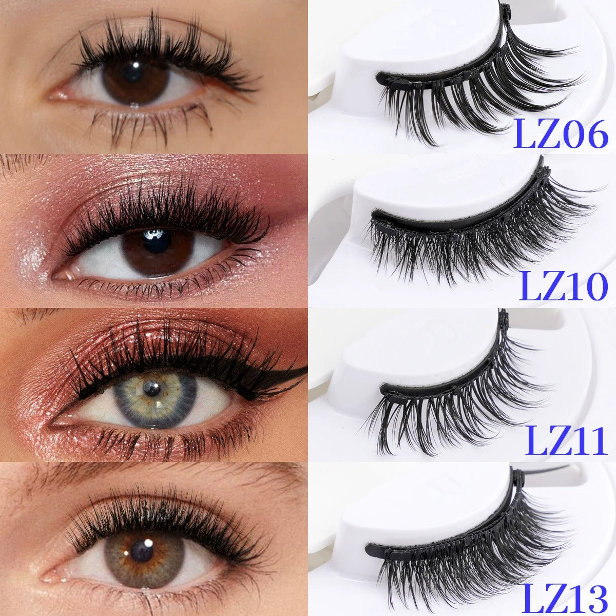 Wosado Lashes - Magnetiska fransar för snabb applicering